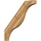 Ekena Millwork 4"W x 44"D x 44"H Funston Rough Sawn Knee Brace, Western Red Cedar BRC04X44X44FST00RWR - alternate 1